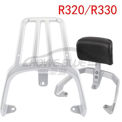 豪蓝适用金箭R320 R350电动车尾架后靠背货架电瓶车改装备箱支架