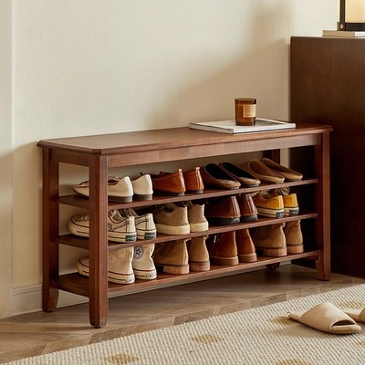 实木鞋架家用门口鞋子收纳置物架