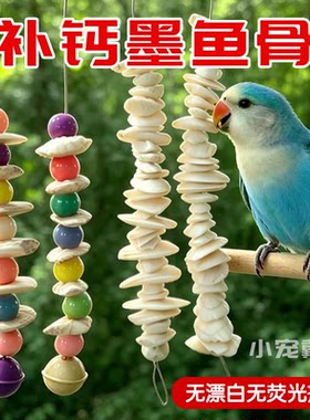 鹦鹉全套啃咬玩具墨鱼骨磨牙解闷