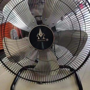 柳州双马牌正宗摇头趴地扇铝叶18寸大风量大功率风扇工业风扇商用