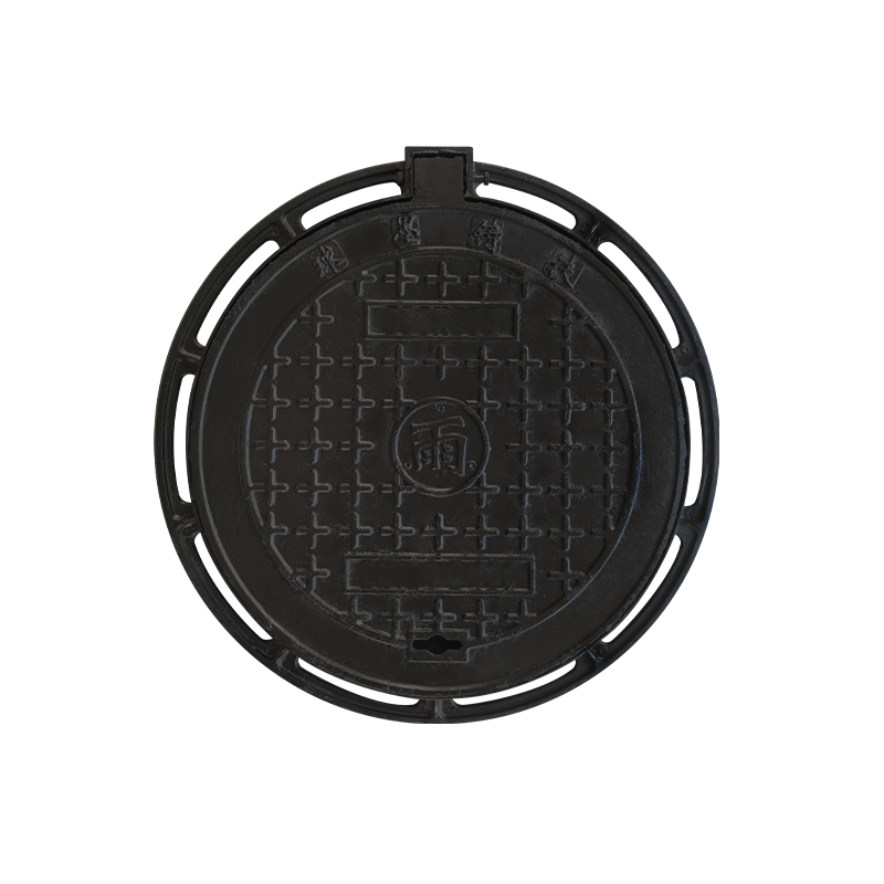 球墨铸铁井盖圆形污水窨井盖方形雨水篦子盖重型下水道阴井沟盖板