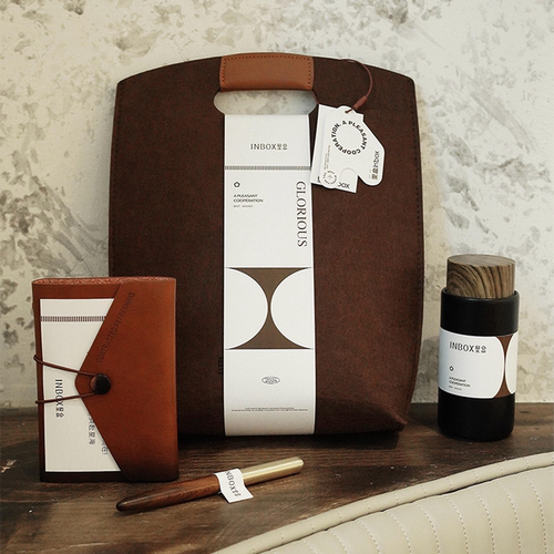 周年庆商务礼品定制logo毛毡包礼袋公司团购送员工客户伴手礼实用