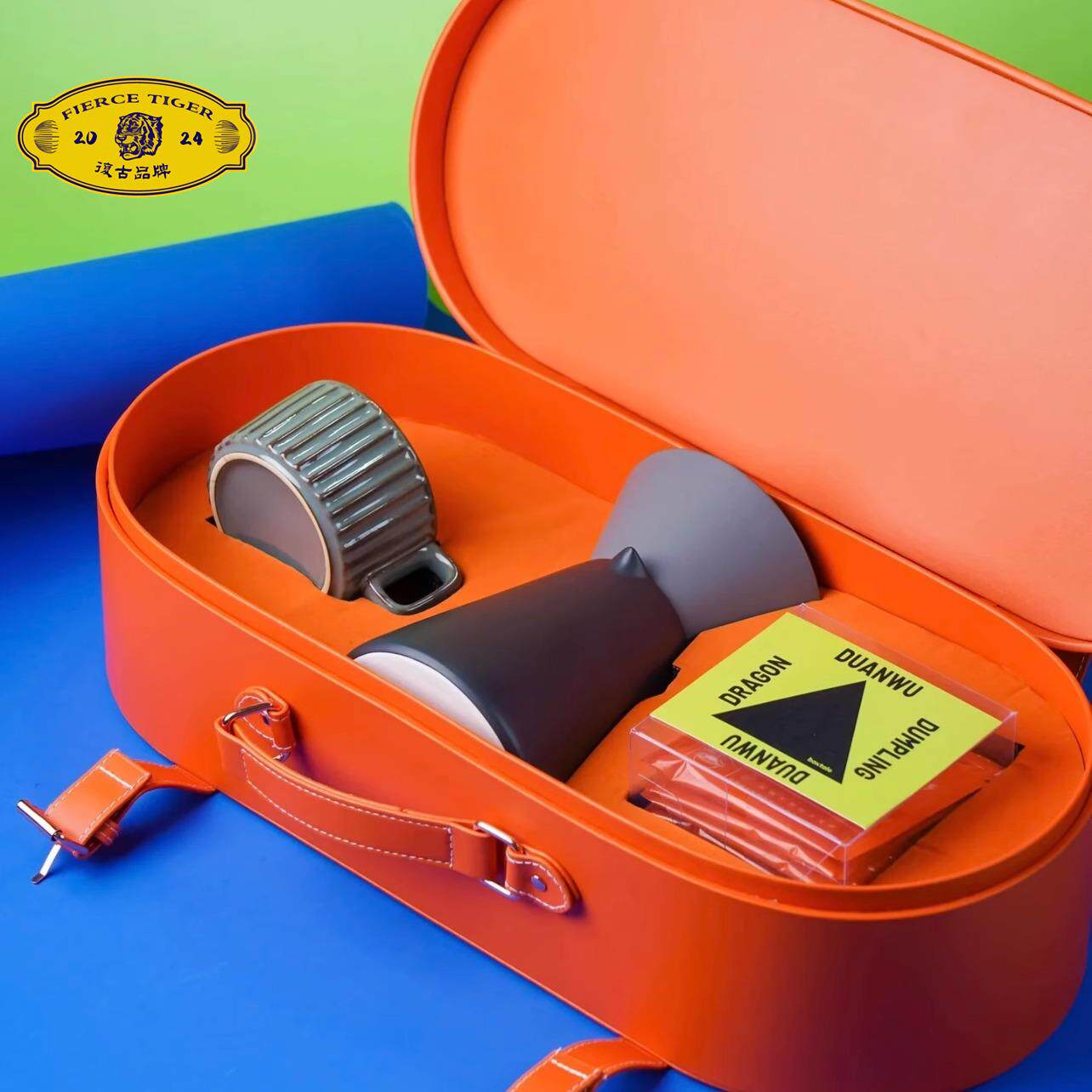 高档皮革礼盒咖啡套装个性化定制企业公司礼品刻字logo员工伴手礼