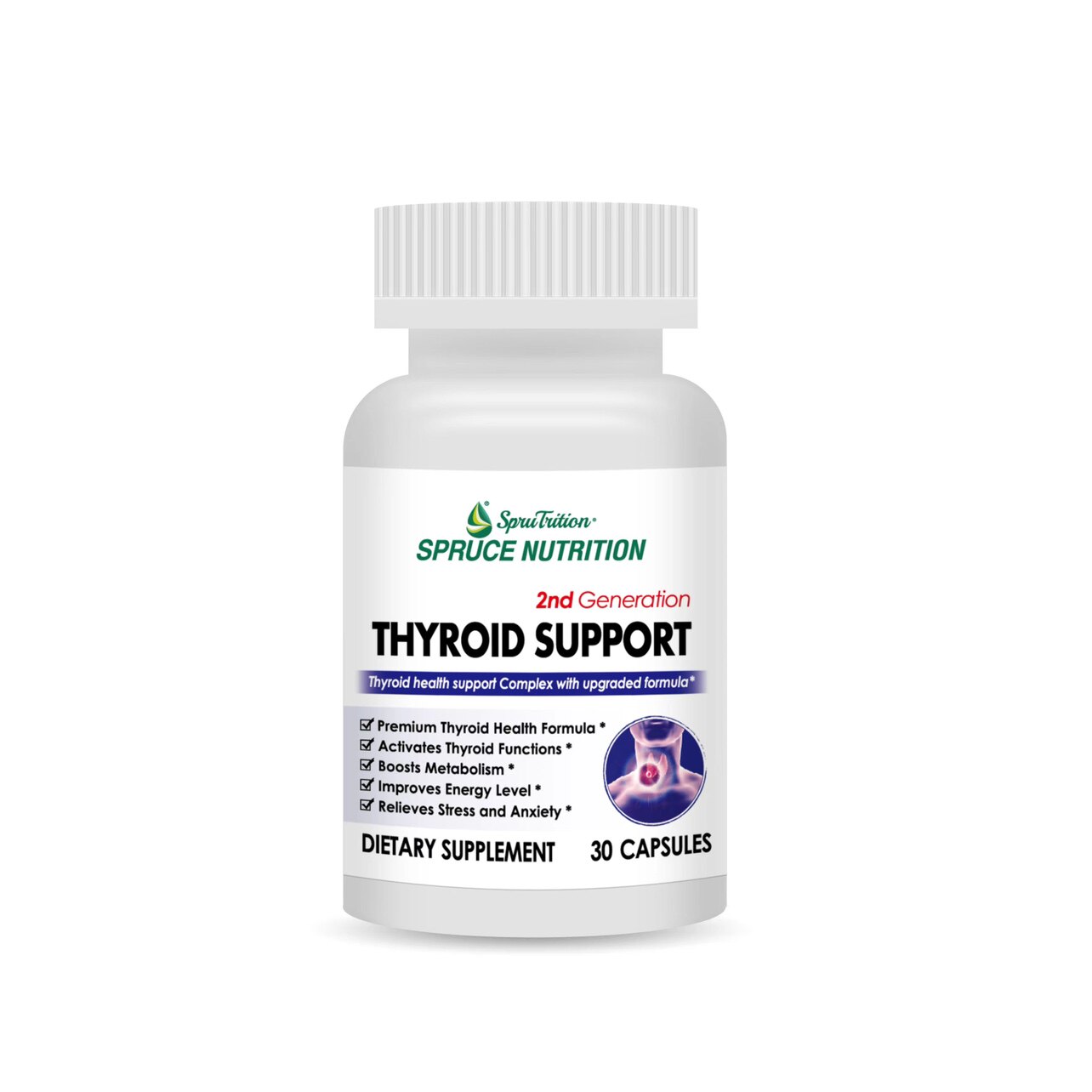 云杉甲状腺平衡素胶囊 美国SPRUCE原装进口限时抢购新包装