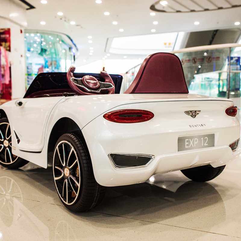 宾利儿童电动车四轮摇摆四驱遥控婴儿小孩玩具车电瓶车可坐人汽车