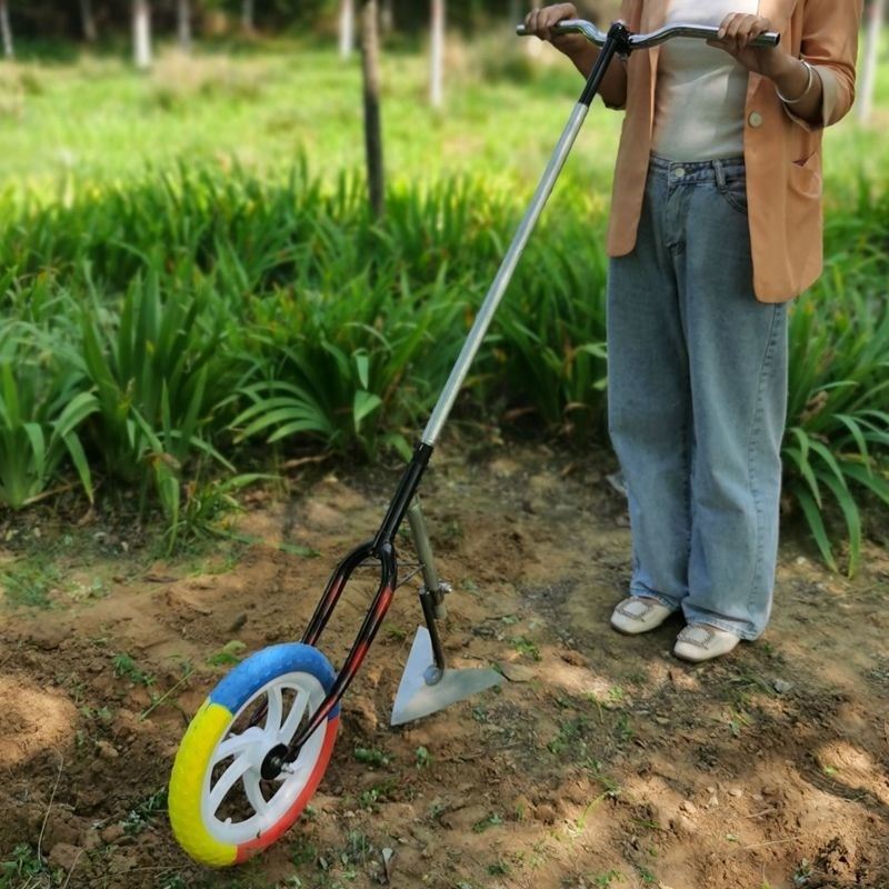 锄根神器开沟机小型农用工具耕地机新型开q荒翻地松土锄草铲子