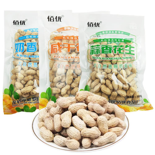 佰优福建龙岩蒜香花生坚果烘炒类