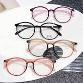 时尚 品牌高档老花镜超轻便携老光抗疲劳高清老人蓝光眼镜老花眼镜