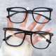 韩系黑框眼镜男近视有度数网红防蓝光辐射眼镜框大框女潮显瘦平光