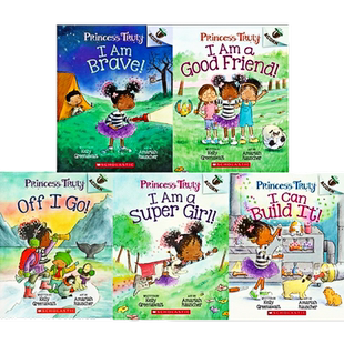 【无音频 清仓价女生魔法桥梁书】真实公主超级女孩8册Princess Truly英文原版学乐橡子系列儿童英语启蒙英文小学生英文桥梁书