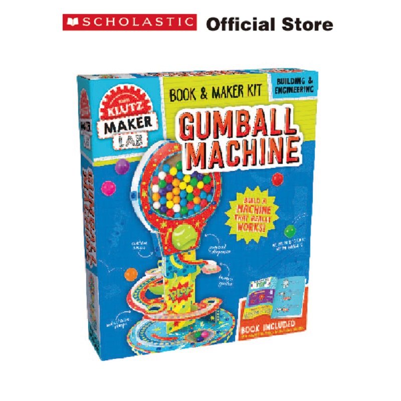 【清仓 特价处理】学乐原装进口 糖果弹珠机手工DIY玩具Lab Maker Gumball Machine 儿童玩具 为儿童安全不配珠子，建议购买糖豆珠