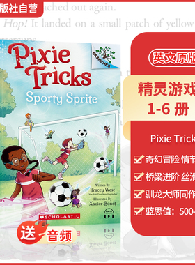 【送音频 驯龙大师同作者桥梁书】学乐精灵游戏6册Pixie Tricks小精灵诡计 英文原版送音频 大树系列桥梁书儿童魔法故事桥梁书
