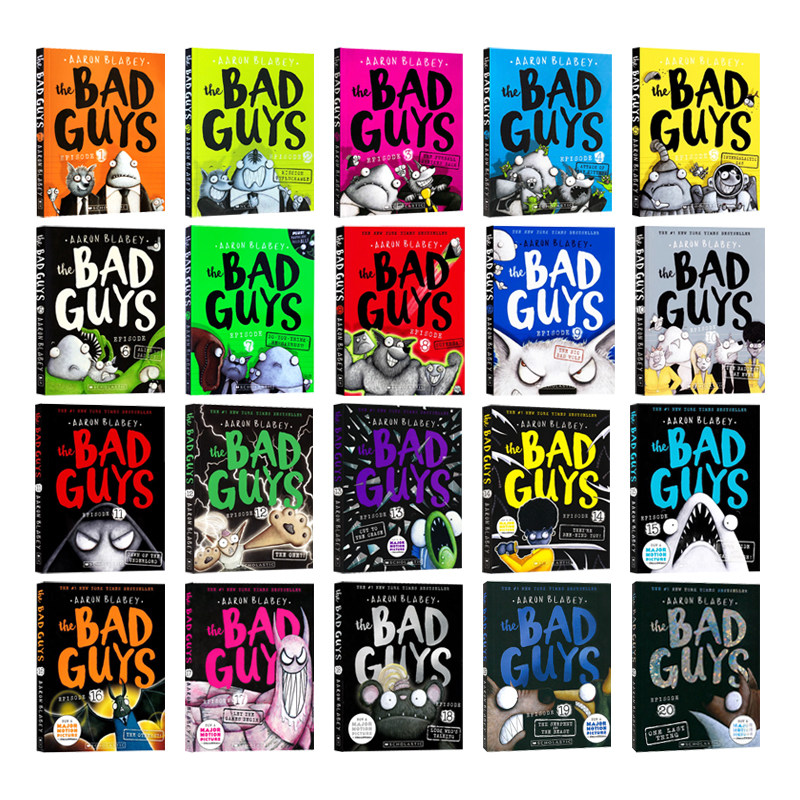 【电影已上映 原著很好看 送音频】The Bad Guys 学乐坏蛋联盟20册（大全套）漫画桥梁书坏家伙大坏蛋坏鹅戈登英文原版英语阅读