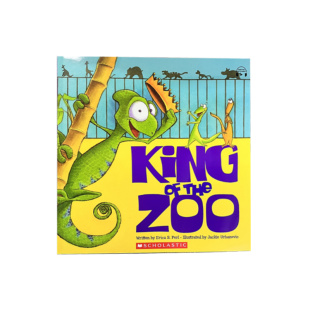 英语绘本 学乐 限时特价 国际获奖原版 Zoo绘世界 King 送音频和吴敏兰老师 原价35 变色龙 自信 导读课 the 自我认同