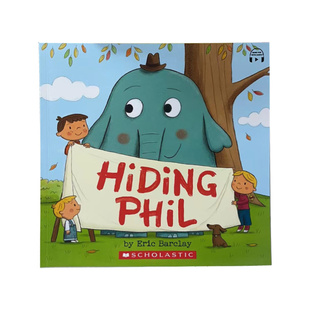 【 国际获奖原版英语绘本送音频和吴敏兰老师的导读课】学乐《把大象藏起来》物权认知启蒙 Hiding Phil 绘世界