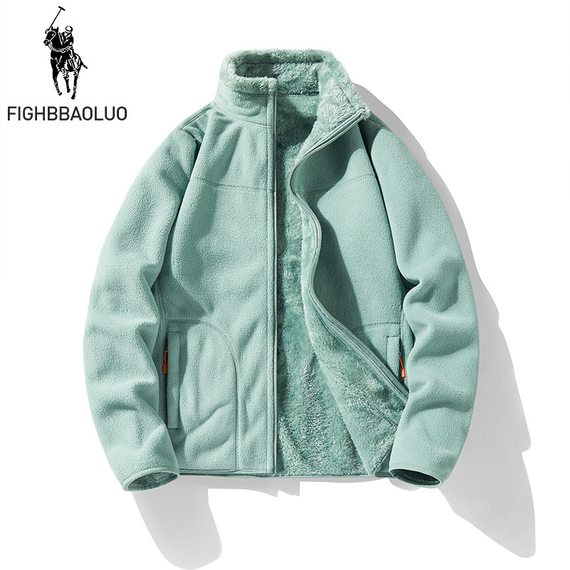 闪电保罗男女情侣同款撞色拼接棉服