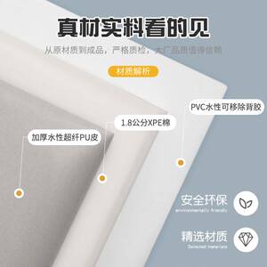 幼儿园墙面装饰数字软包墙贴自粘早教儿童房防碰撞墙垫海绵护墙扳