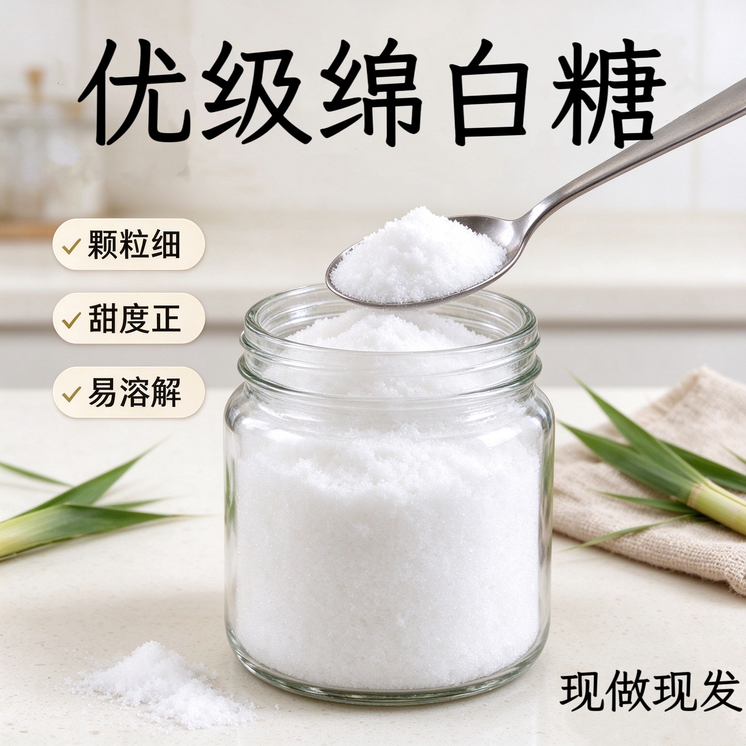 优质一级超细绵白糖商用家用包邮