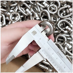 滨州腾达304材质不锈钢旋转环M06链条卸扣链接狗链环店长推荐