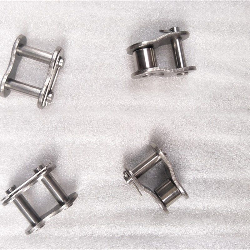 304不锈钢链条接头全/半接头 3分06B4分08B5分10A6分12A1寸16A20A