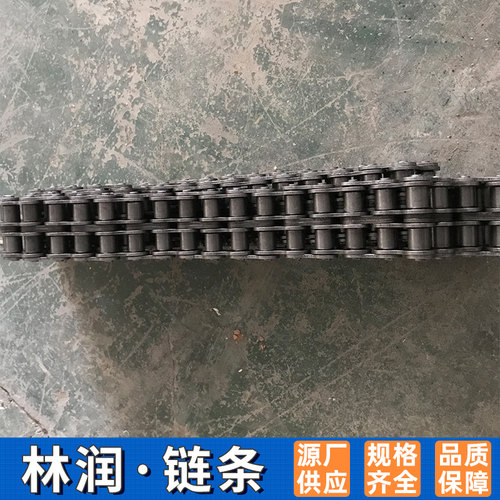 双排4分08B短节距精密滚子链5分10A 6分12A 16A 碳钢工业传动链条