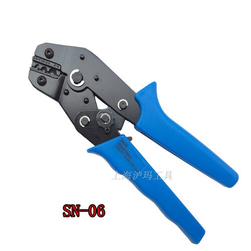 铜鼻子裸端子压线钳压接钳0.5-6mmOT型UT棘轮电工接线钳SN-06