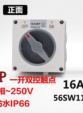 ZJQP澳标防水开关56SW320  56SW310 56SW220 56SW332防水隔离开关