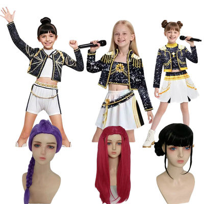 Demon Hunters猎魔女团儿童Golden打歌服cos服鲁米佐依米拉万圣节