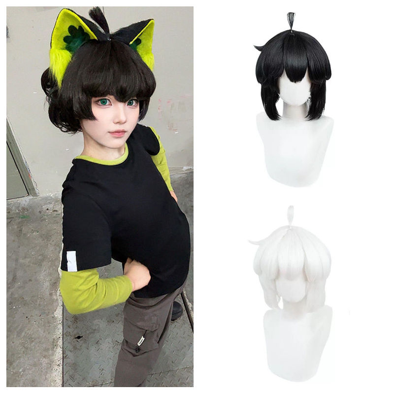 罗小黑战记大电影2 罗小黑cos假发 儿童节万圣节 动漫cosplay假毛