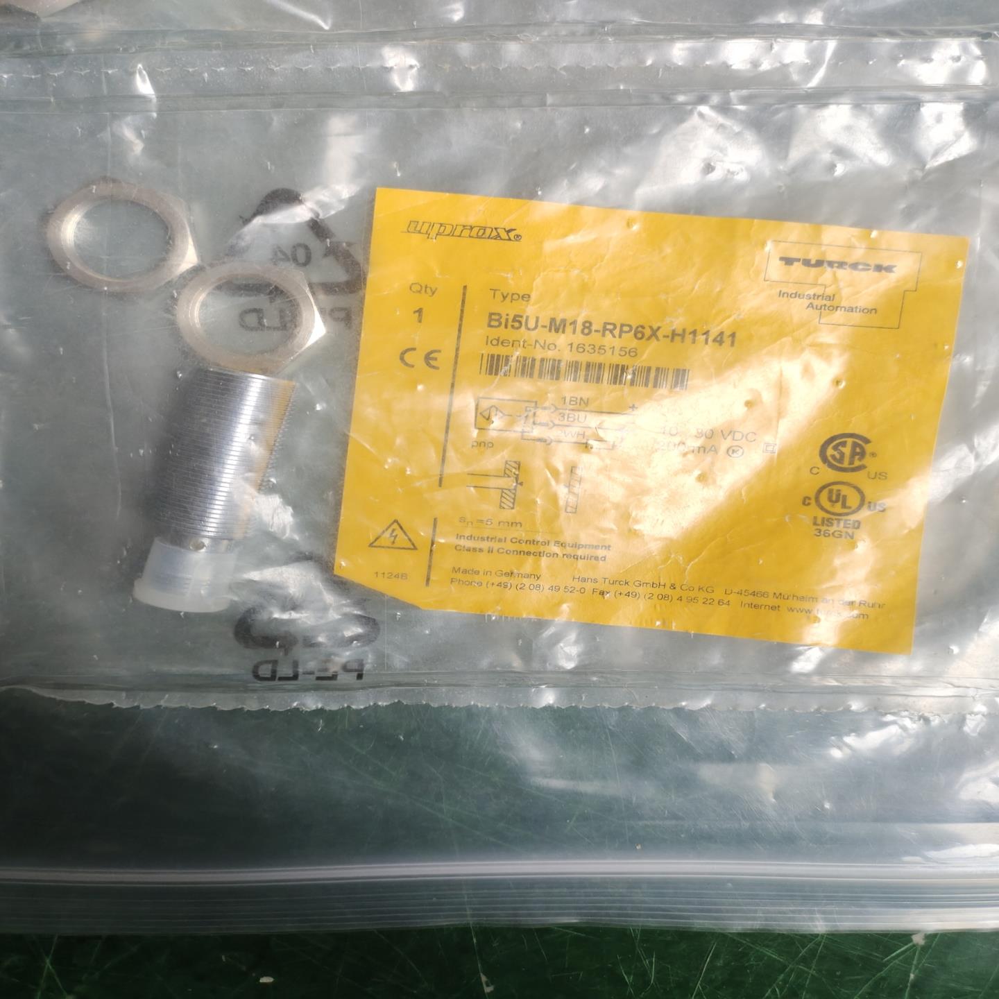 全新原装正品 TURCK图尔克 Bi5U-M18-RP6X-