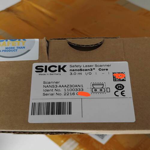 SICK西克NANS3-AAAZ30AN1激光雷达，带装未