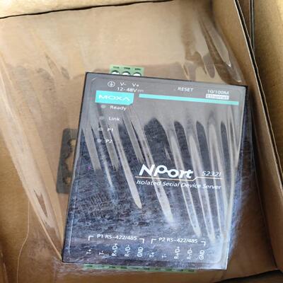 全新摩莎 MOXA NPORT5232I 串口服务器现货议价