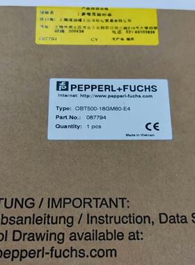 倍加福P十F光电开关，OBT500-18M60-E4，全新正