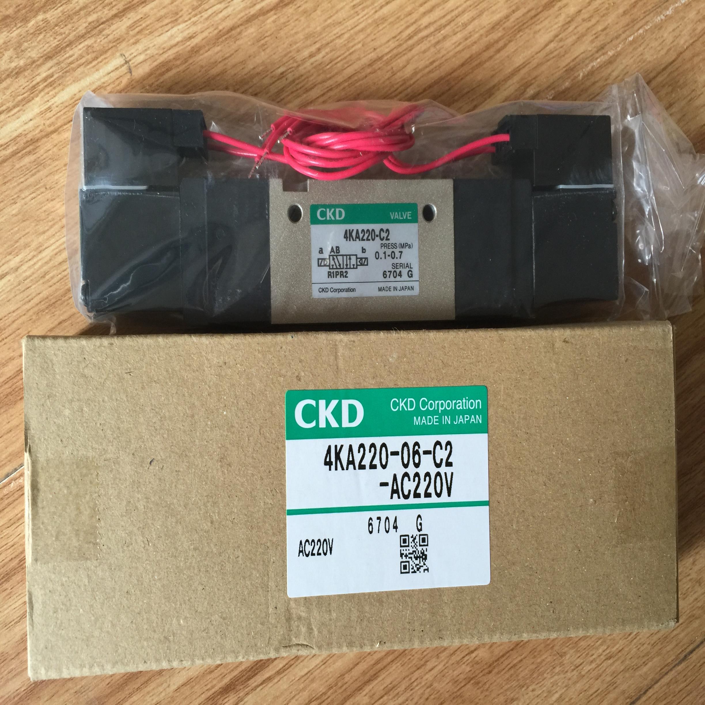 CKD喜开理先导式3.5通电磁阀4KA220-06-C2-AC220V DC24V议价