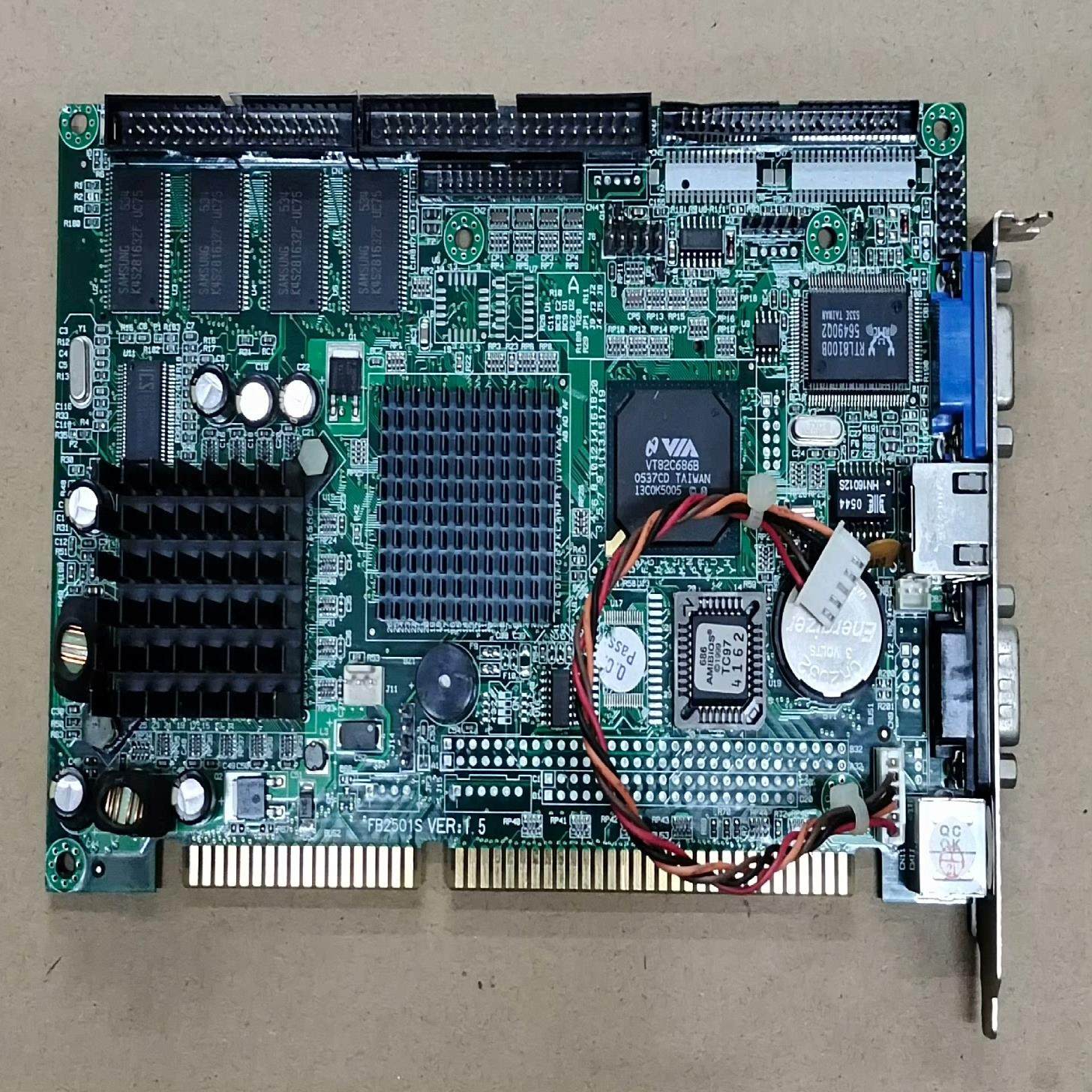函数工控机设备主板 FB2501S VER:1.5 集成网卡