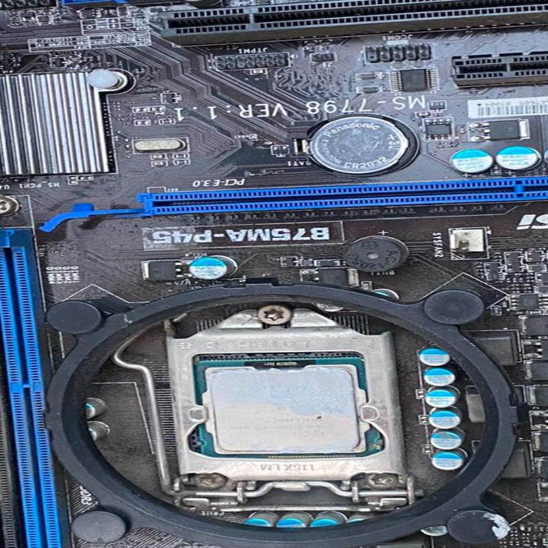 MSI/微星 B75主板,B75MA-P45 拆机主板,