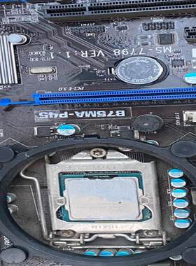 MSI/微星 B75主板，B75MA-P45 拆机主板，