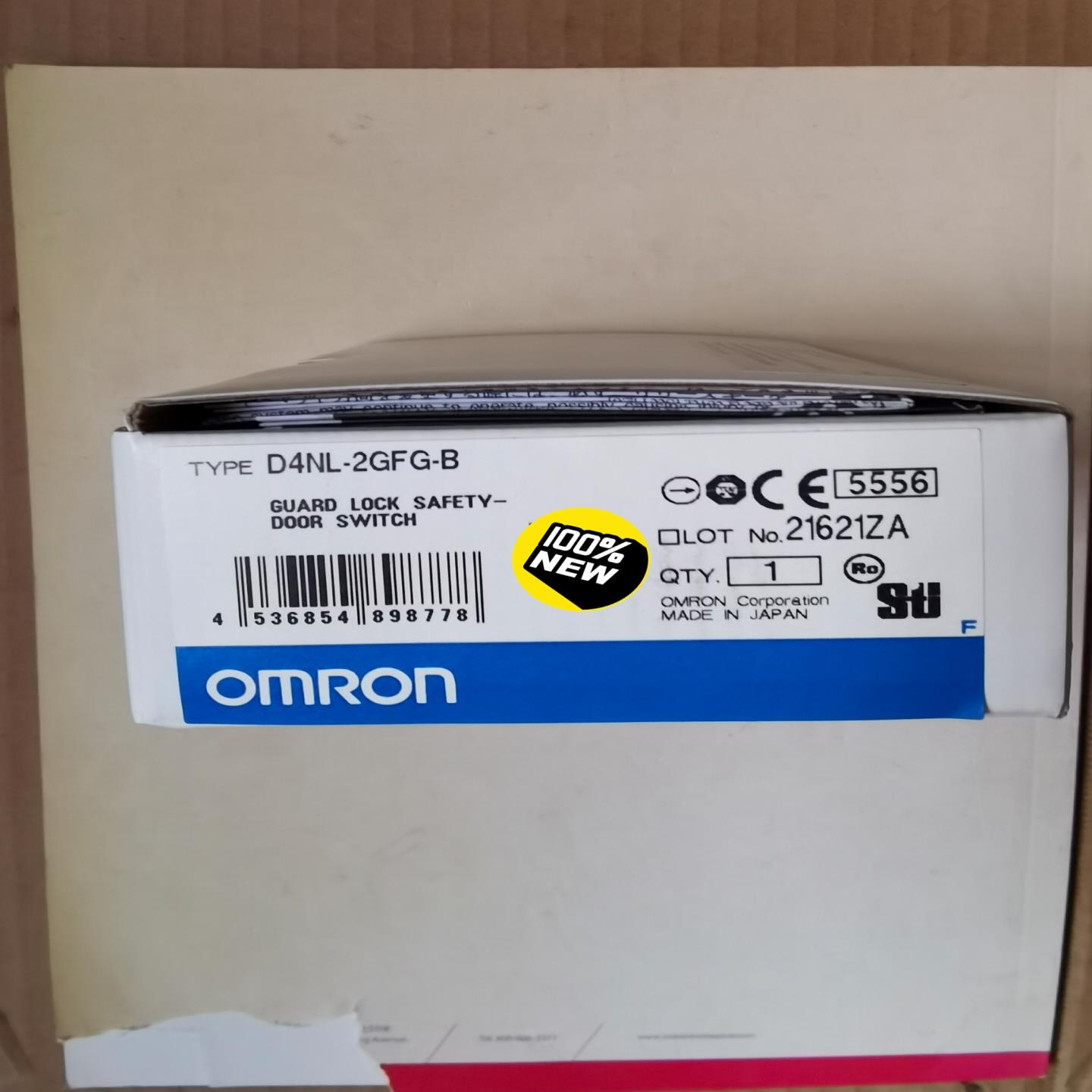 OmROn/日本进口欧姆龙安全开关锁D4NL-2GFG-B，