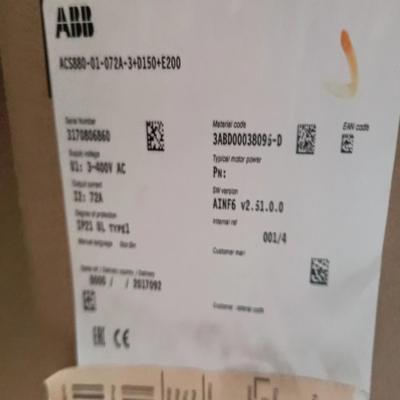 （设备配件）ABB变频器ACS550-01-180A+B055