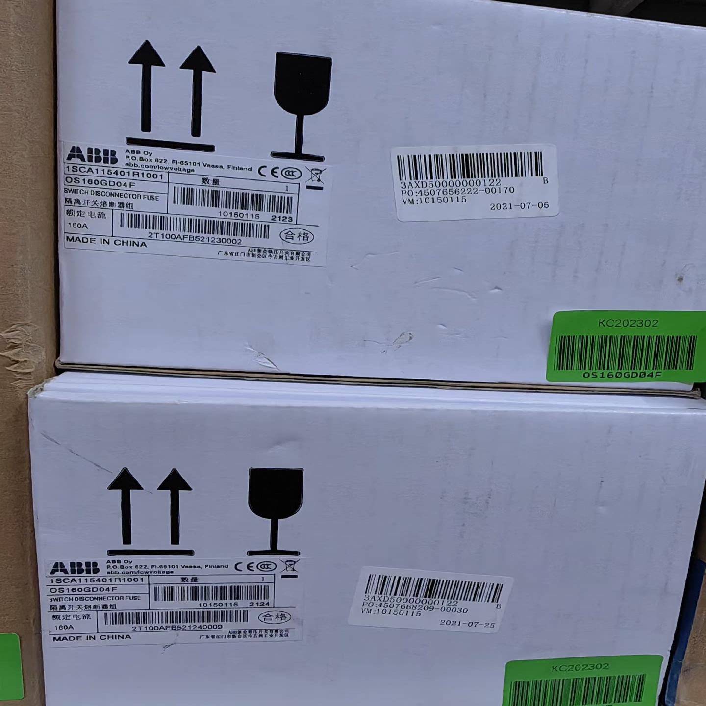 全新原装隔离开关熔断器组OS160GD04F现货，有想