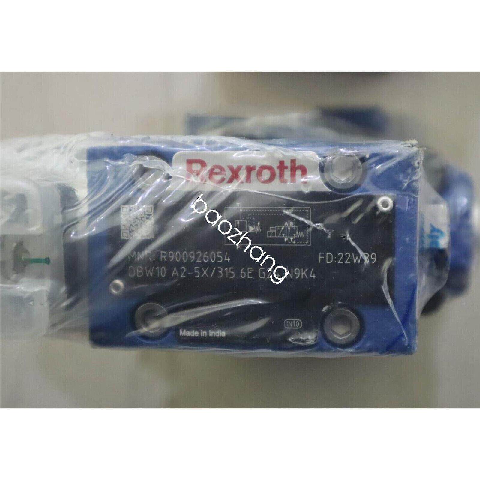 供应原装DBW10A2-5X/315-6EG24N9K4 R900926054 雷克斯罗斯泄放阀