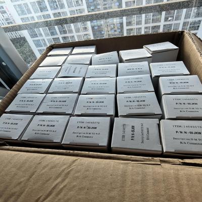 射频同轴连接器N-50JKW弯式转接器