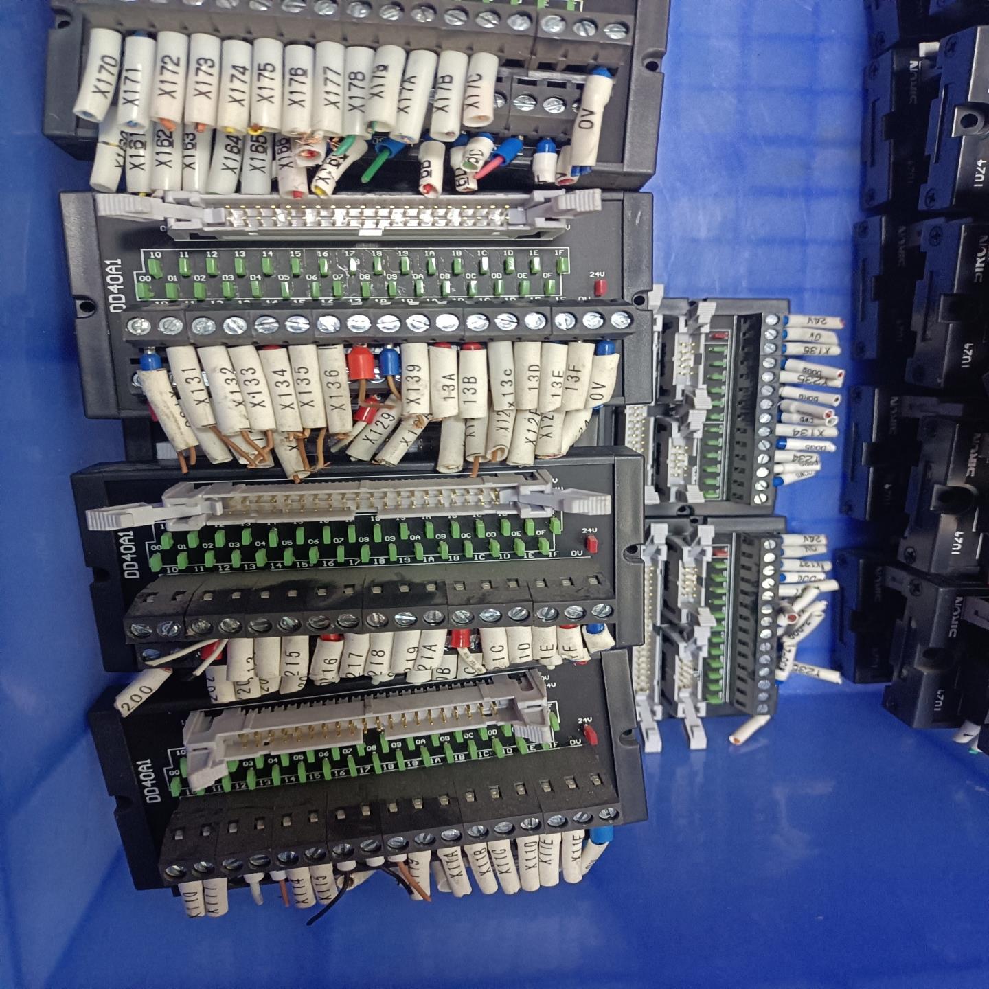 兰胜T024PLC接线端子台。I/O连接线。