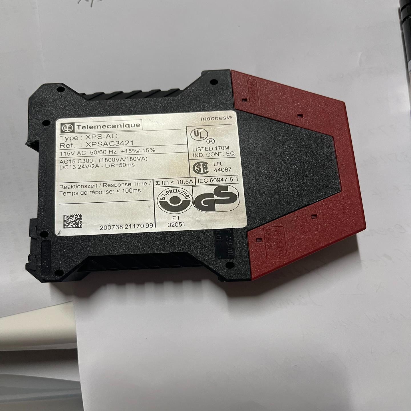 [德峰] 安全XPSAC3421   继电器Schneider--