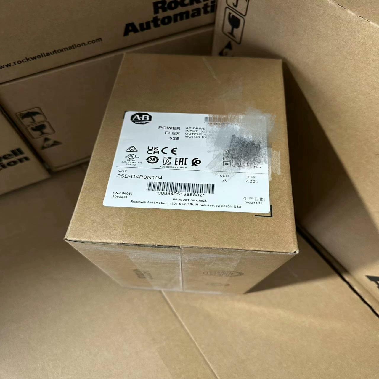 AB变频器25B-D4P0N104全新原装正品现货。