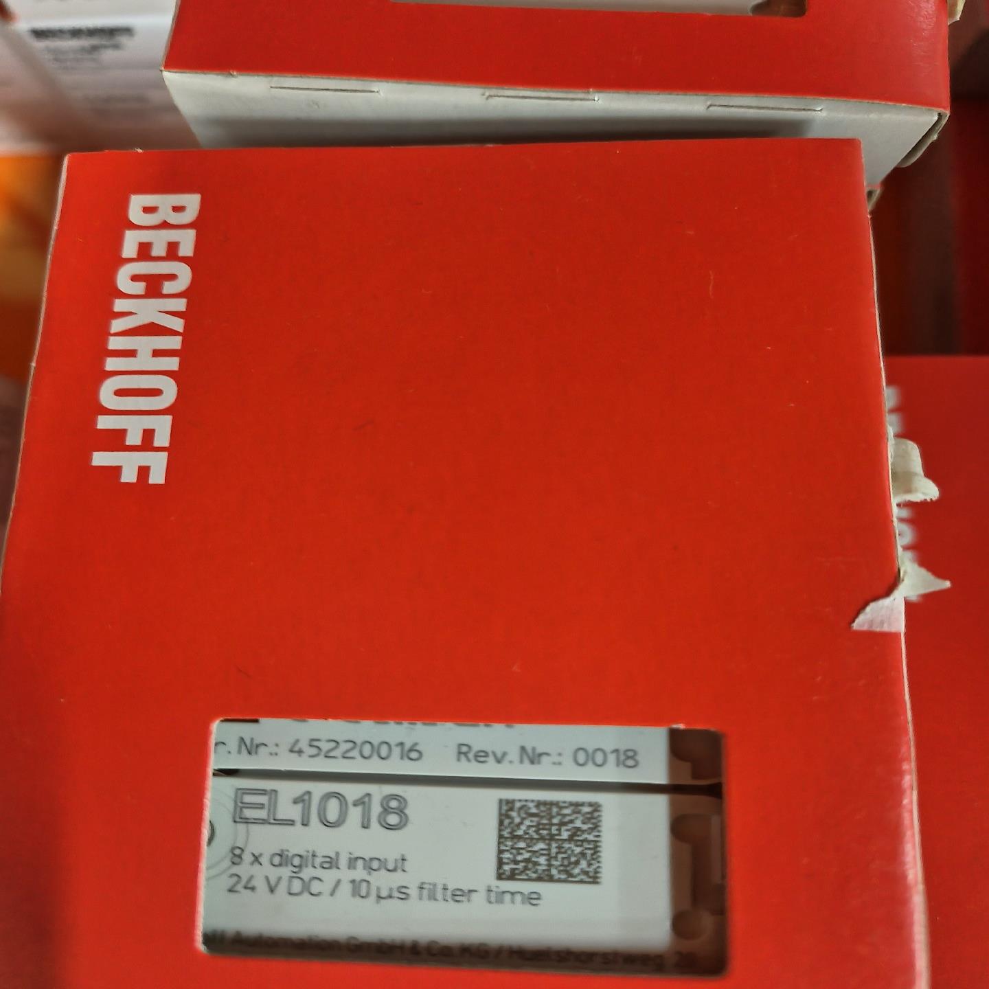 代理 beckhoff倍福原装模块EL1018,全新原装正品议价