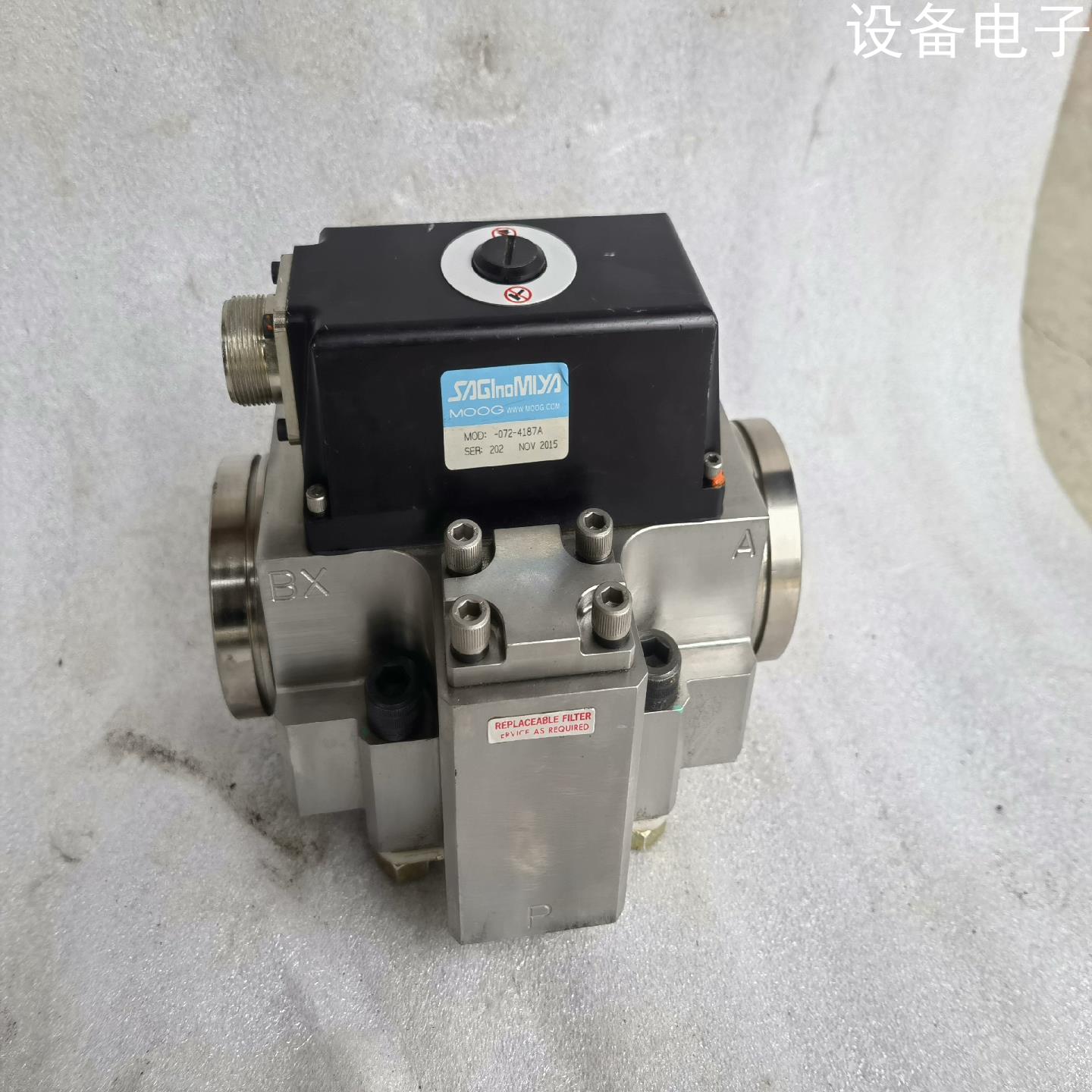 (设备配件）-阀4187-072MOOG伺服伺服A阀穆格