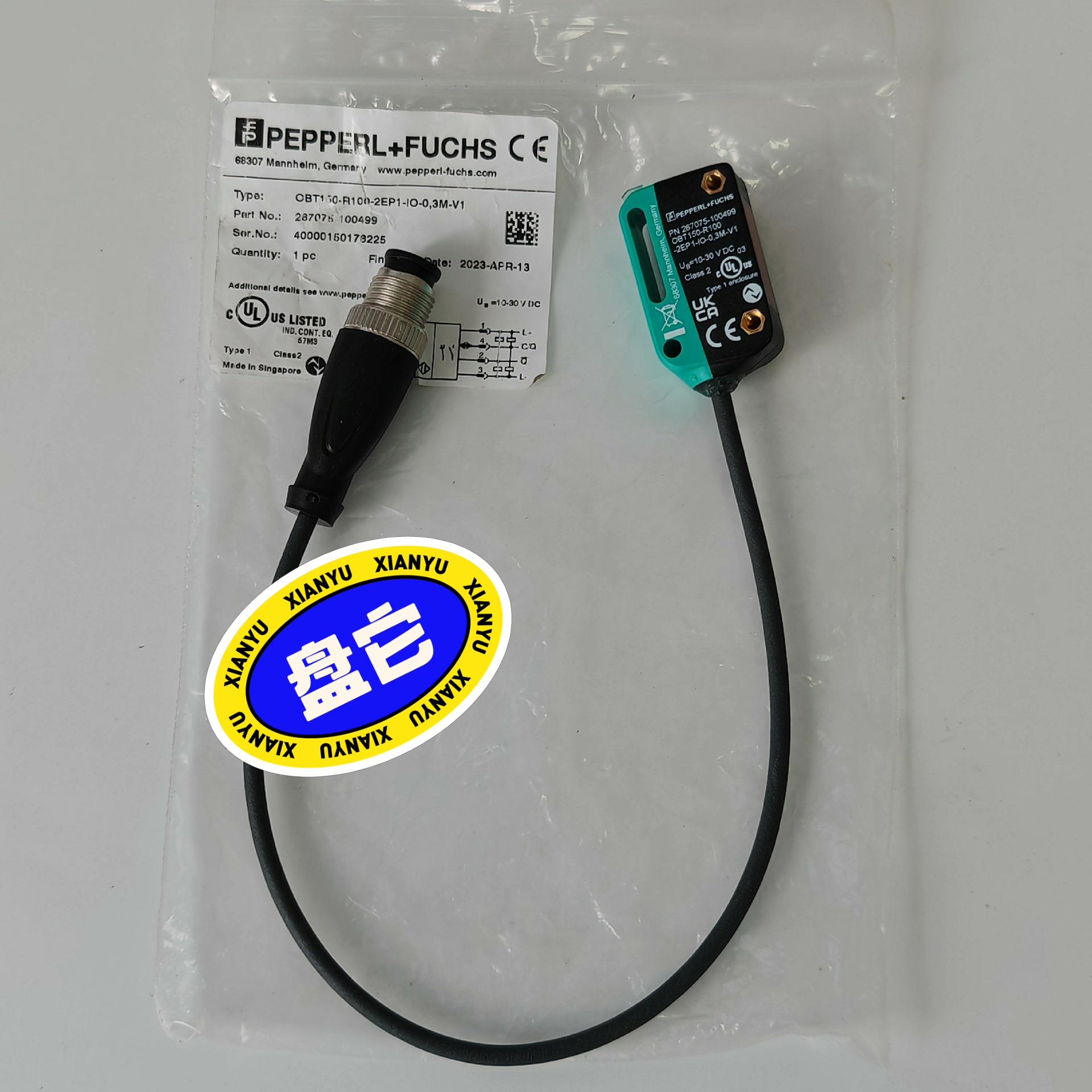 德国倍加福PF光电传感器OBT150-R100-2EP1-