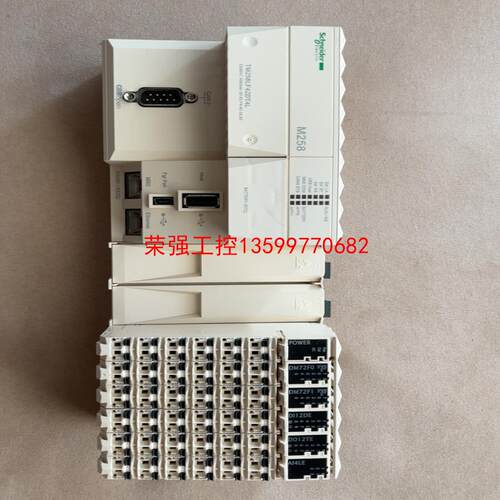 【荣强工控】施耐德TM258LF42DT4L。功能正常，成色如图，有需要