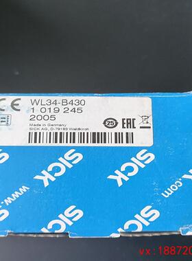 议价：德国SICK传感器101924 货号WL34-B430